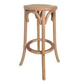 Σκαμπό Bar Vienna Ε7023,3 36x36x71cm Natural NATURAL