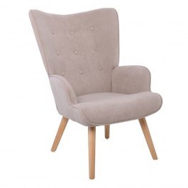 Armchair Alma Ε7141,20 69x76x97cm Natural-Light Brown NATURAL-BROWN