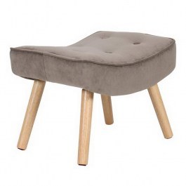 Stool-Footstool Alma Ε7141,21 52x38x35cm Natural-Light Brown LIGHT BROWN