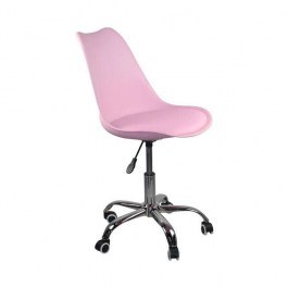 Chair Deskυ Martin ΕΟ201,8W 51x55x81/91cm Pink PINK