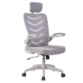 Managers Armchair BF2940 ΕΟ603,2 58x58x115/123cm Grey GREY