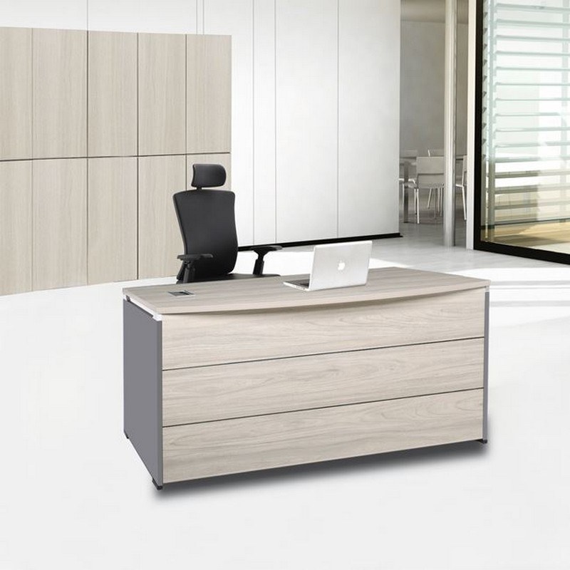 Γραφείο Progress 180x80cm 180x80x75cm Elm - Grey