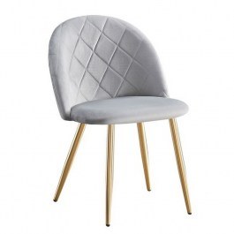 Chair Bella ΕΜ759,2G 50x56x80cm Grey GREY