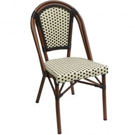 Chair Bistro Paris Ε291,6 46x54x88cm Beige-Brown BEIGE