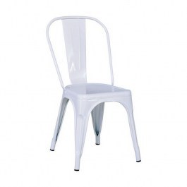 Chair Relix Ε5191,MW 44x49x84cm White WHITE