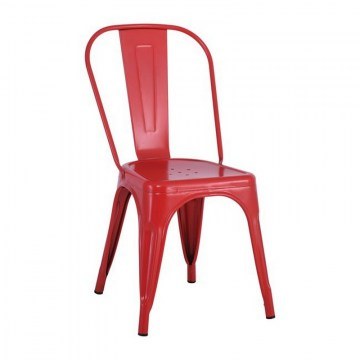 Καρέκλα Relix Ε5191,2MW 44x49x84cm Red Matte