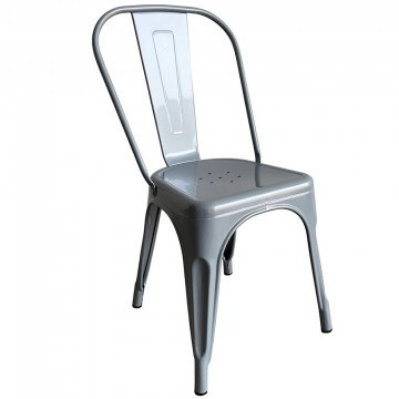 Καρέκλα Στοιβαζόμενη Relix Ε5191,4W 44x49x84cm Grey