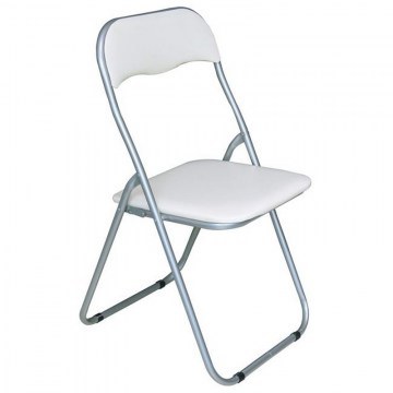 Καρέκλα Πτυσσόμενη Linda Ε557,4 43x46x80cm (Σετ 6τμχ) Grey-White