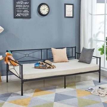 &Kappa;&rho;&epsilon;&beta;ά&tau;&iota; Queen Daybed &Epsilon;8019,1 196x95x75 (&Gamma;&iota;&alpha; &Sigma;&tau;&rho;ώ&mu;&alpha; 90x190cm) Black