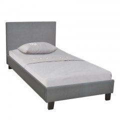 Κρεβάτι Wilton Ε8060,F2 97x203x89cm Για Στρώμα 90x190cm Grey