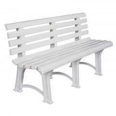 Παγκάκι Κήπου Atena Ε368 150x73x51cm White