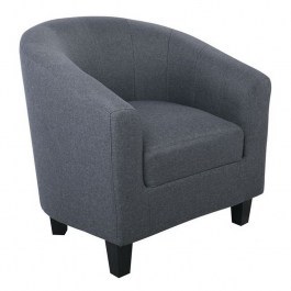 Armchair Boga Ε7129,7W 77x70x77cm Grey GREY