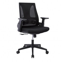 Office Chair BF8760 ΕΟ609,1 65x62x97/107cm Black BLACK