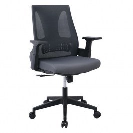 Office Chair BF8760 ΕΟ609,2 65x62x97/107cm Grey GREY