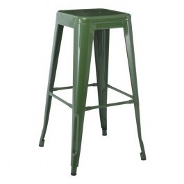 Bar Stool Relix Ε5190,3W 43x43x76cm Green GREEN