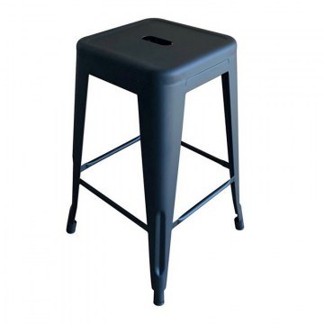 Bar Stool Relix Ε5193,1ΜW 43x4x64cm Black Matte