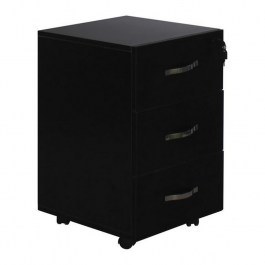 Office Drawer Unit ΕΟ438,2 38x42x63cm Black BLACK