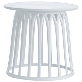 Table Saba Ε382,1 D.50x45cm White WHITE