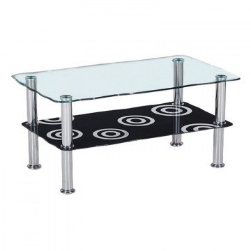 Τραπεζάκι Σαλονιού Daniel Deco ΕΜ9559 75x45x41cm Inox