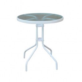 Garden's Table Baleno Ε2400,4W Φ60x70cm White WHITE