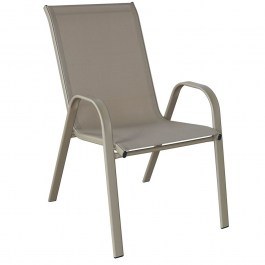 Rio Stackable Armchair E270.8 55x74x91cm Cappuccino-Beige CAPPUCCINO-BEIGE