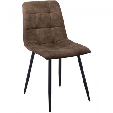 Καρέκλα Lydia ΕΜ7911,5 44x55x86cm Brown-Black