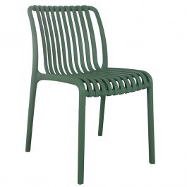 Chair Moda Ε3801,4 Uv Stacking 48x57x80cm Abs Green GREEN