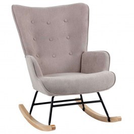 Armchair - Bergera Shaking Alma Rocking Ε7143,2 67x86x92cm Beige BEIGE