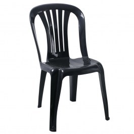 Καρέκλα Iride Ε369,1 Στοιβαζόμενη 48x55x84cm Abs Anthracite ANTHRACITE