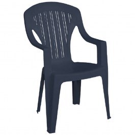Dining Armchair Garden Tropea Ε311,2 Stacking 58x57x89cm Abs Anthracite ANTHRACITE