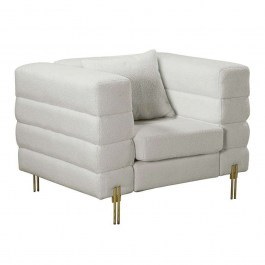 Armchair Morris Ε9600,11 103x84x76cm White WHITE