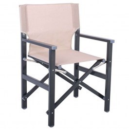 Πολυθρόνα Σκηνοθέτη Ε2601,4Μ 55x46x88cm Anthracite-Beige BEIGE