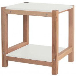 Side Table Triventi TRIVENTISSTBLACK 40x35x40cm White WHITE