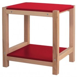 Side Table Triventi TRIVENTISST12 40x35x40cm Red RED