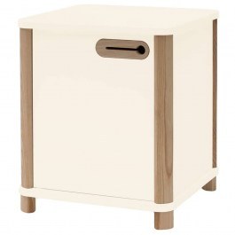 Κομοδίνο Ashme ASHMEBST2 42x42x48cm Chalk White CHALK WHITE