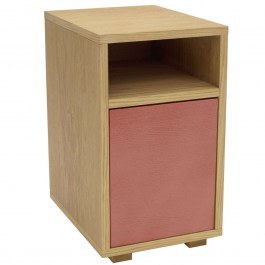 Κομοδίνο Slim SLIMBST16 30x40x52,5cm Dark Coral CORAL