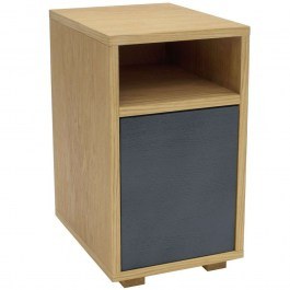 Κομοδίνο Slim SLIMBST3 30x40x52,5cm Graphite GRAPHITE