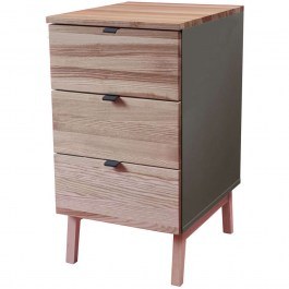 Office Drawer Luka 3 LUKAWTDNAT7 41x50x75cm Natural-Clay CLAY-NATURAL
