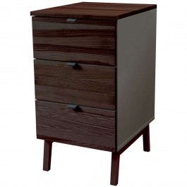 Office Drawer Luka 3 LUKAWTDWAL7 41x50x75cm Walnut-Clay CLAY-WALNUT