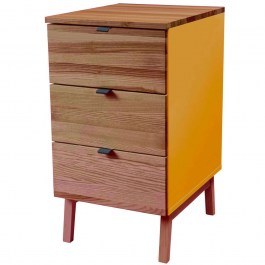 Office Drawer Luka 3 LUKAWTDOAK5 41x50x75cm Oak-Yellow OAK-YELLOW