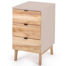 Office Drawer Luka 3 LUKADNAT4 41x50x75cm Natural-Beige NATURAL-BEIGE