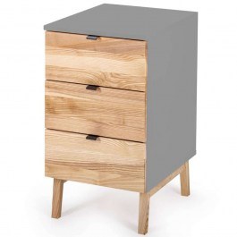 Office Drawer Luka 3 LUKADNAT6 41x50x75cm Natural-Concrete CONCRETE-NATURAL