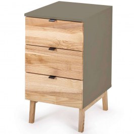 Office Drawer Luka 3 LUKADNAT7 41x50x75cm Natural-Clay CLAY-NATURAL