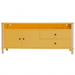 Έπιπλο Τηλεόρασης Ashme ASHMETV5 140x45x60cm Yellow YELLOW