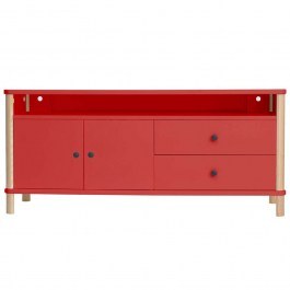 Έπιπλο Τηλεόρασης Ashme ASHMETV12 140x45x60cm Red RED