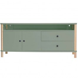 Έπιπλο Τηλεόρασης Ashme ASHMETV17 140x45x60cm Sage Green SAGE GREEN