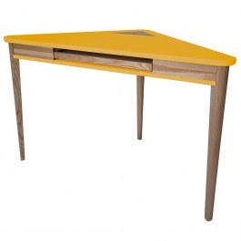 Corner Office Ashme ASHMECORKOF5 114x85x75cm Yellow YELLOW