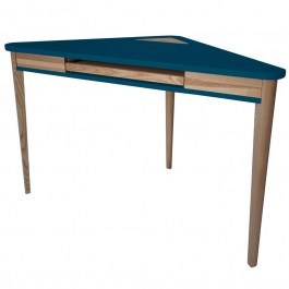 Corner Office Ashme ASHMECORKOF14 114x85x75cm Petrol Blue PETROL