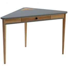 Corner Office With Drawer Ashme ASHMECOROF6 114x85x75cm Concrete CONCRETE