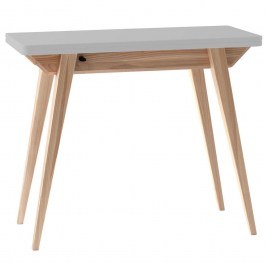 Extendable Table Envelope ENVELOPEEXT8 90x45x76/90x90x74,8cm Pearl Grey PEARL